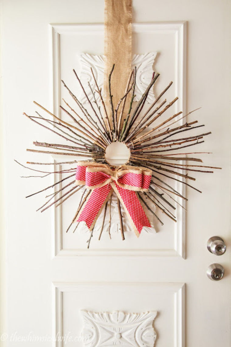 rustic sunburst wreath