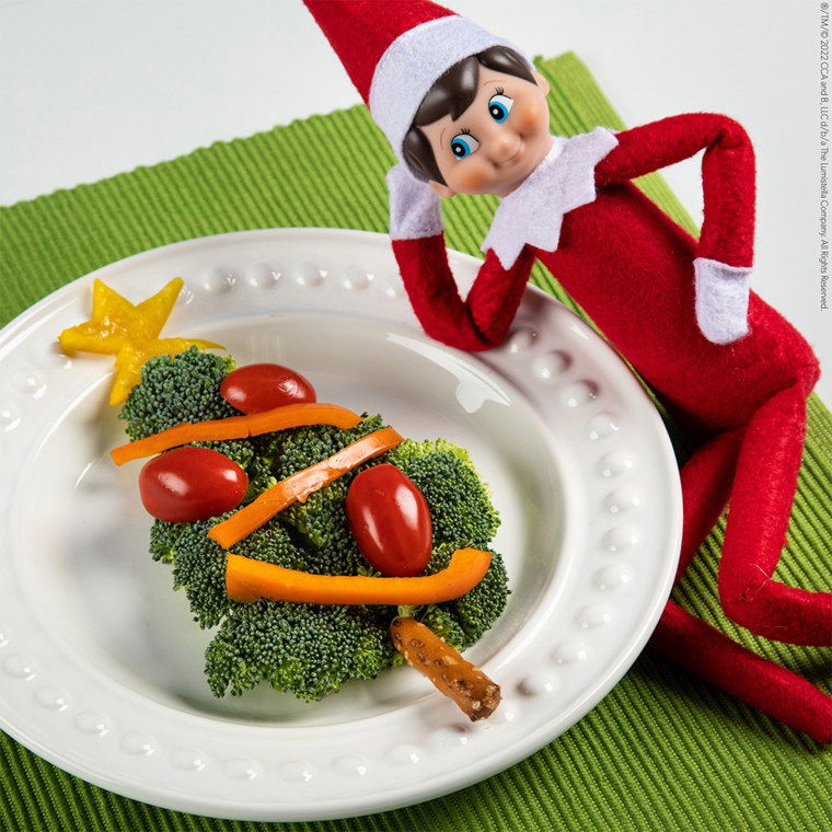 A veggie plate fit for...an elf.