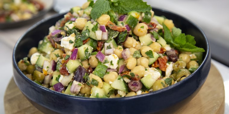 Mediterranean Chickpea Salad.