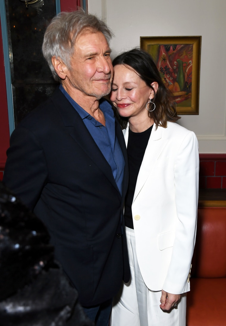 Harrison Ford and Calista Flockhart at the after party of the Los Angeles Premiere Of Paramount+'s "1923".