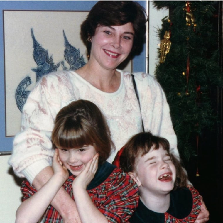 Jenna Bush Hager, her sister Barbara and her mom Laura on Christmas Eve.