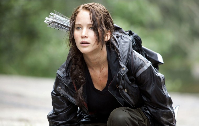 Jennifer Lawrence in "Hunger Games."