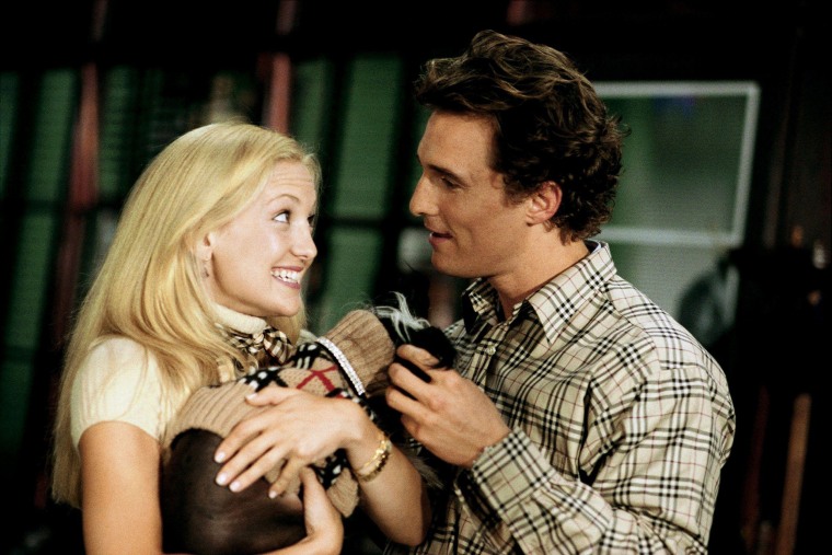 Kate Hudson and Matthew McConaughey in How To Lose a Guy in 10 days, 2003.