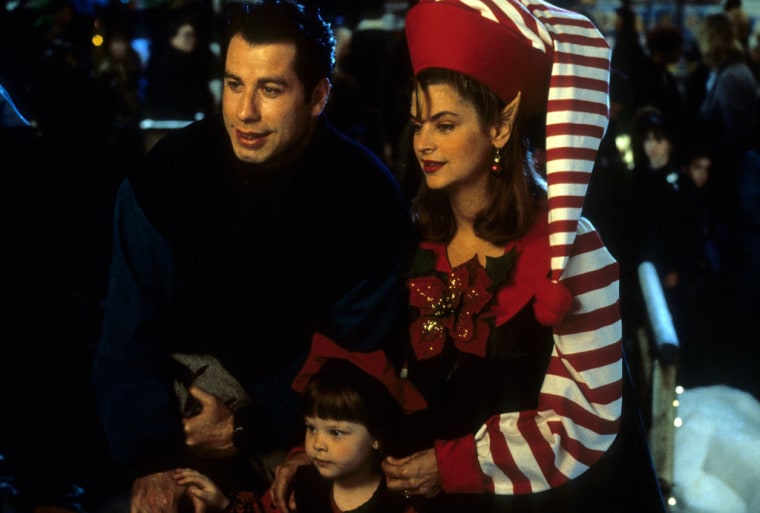 John Travolta And Kirstie Alley In 'Look Who's Talking'