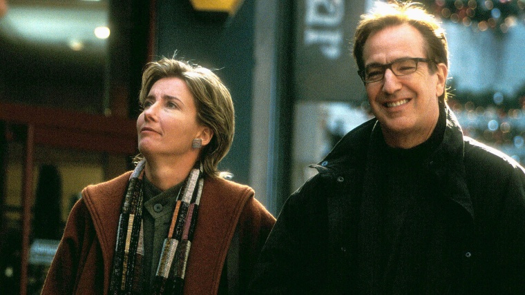 Emma Thompson and Alan Rickman in Love Actually, 2003.