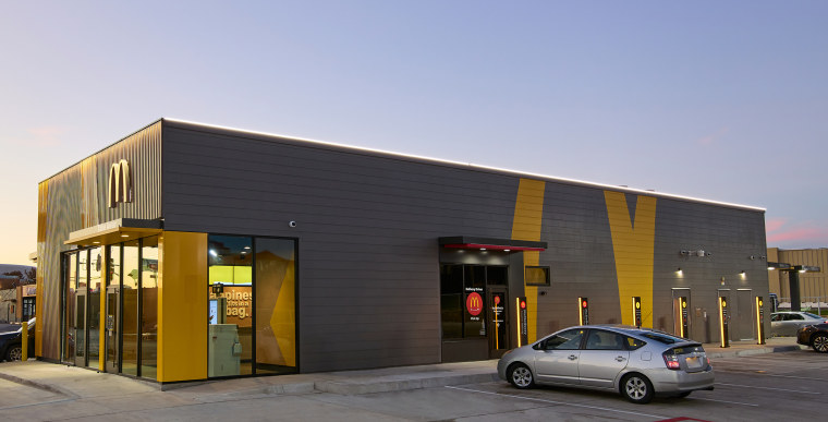 McDonald's new concept location in Fort Worth, Texas.