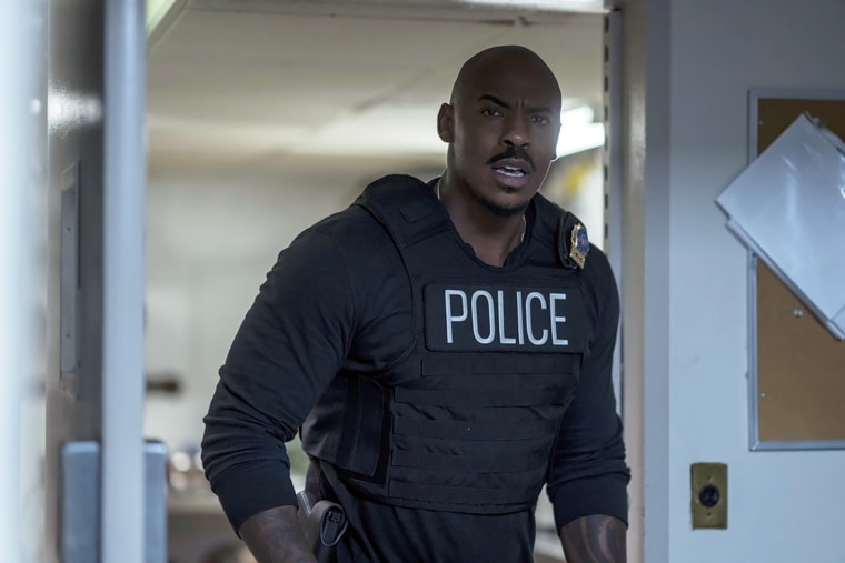 Mehcad Brooks as Detective Jalen Shaw in "Law & Order."