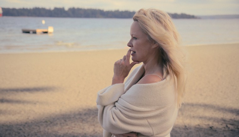 Pamela Anderson seeks to take back her story with a memoir and the documentary "Pamela, A Love Story."