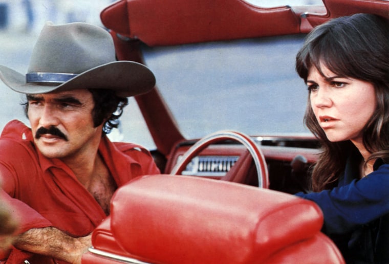Burt Reynolds and Sally Field in "Smokey and the Bandit."