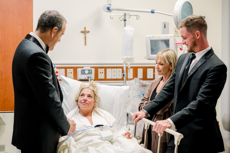 Hannah Bush woke up on her wedding day with a stomach bug that required two trips to the emergency room. But after plenty of fluids and anti-nausea medication, she walked down the aisle and even enjoyed her reception as much as she could.