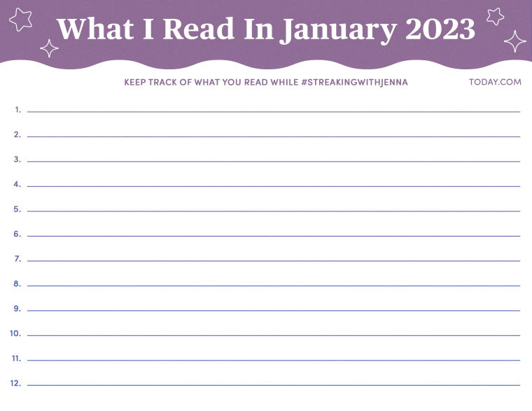 Keep track of what you read. with this printable tracker.