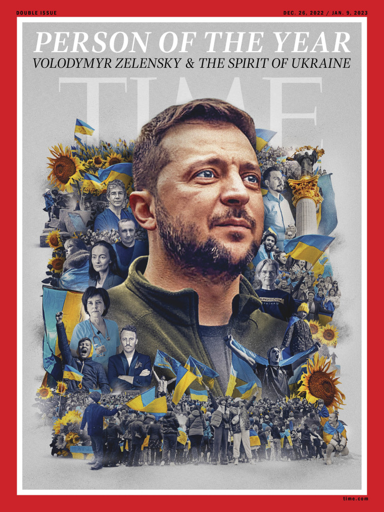 Zelenskyy and 'the spirit of Ukraine' win Time's 2022 Person of the Year