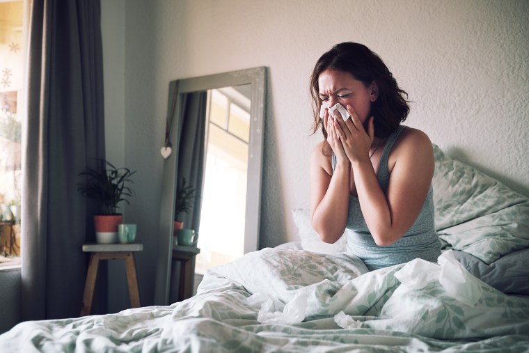 Dust mite allergies may be a contributing factor to waking up with congestion, according to allergy doctors.
