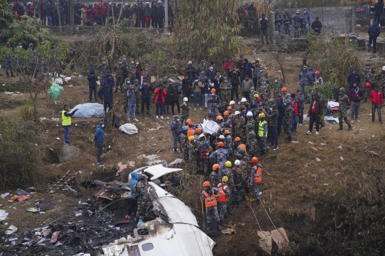 Image: Nepal Plane Crash responders