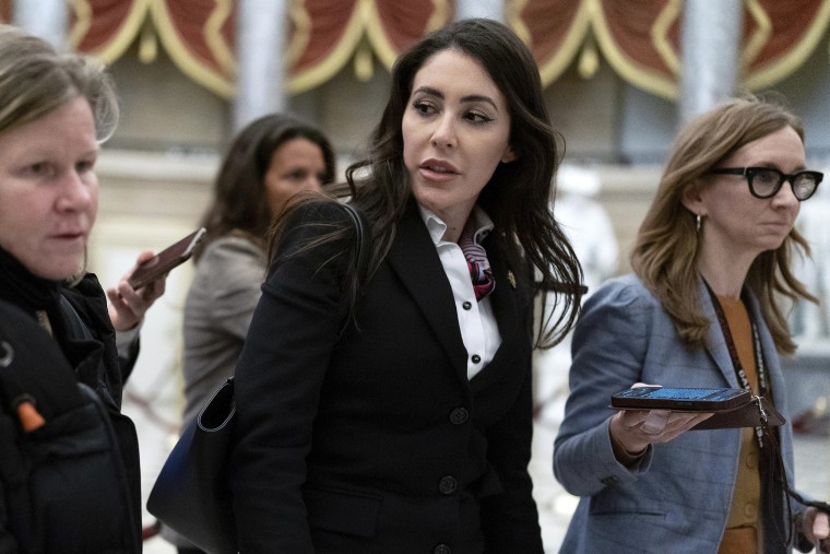 Rep. Anna Paulina Luna, R-Fla., talks to reporters at the Capitol