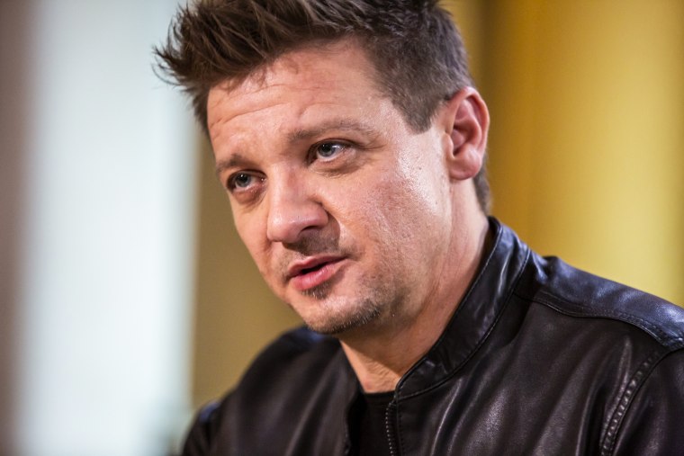 Jeremy Renner appears on NBC's "Sunday TODAY with Willie Geist" on April 24, 2019.