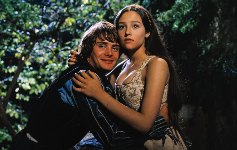 Olivia Hussey and Leonard Whiting in Romeo and Juliet