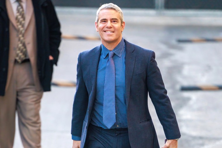 LOS ANGELES, CA - FEBRUARY 02: Andy Cohen is seen at "Jimmy Kimmel live" on February 02, 2022 in Los Angeles, California.  (Photo by RB/Bauer-Griffin/GC Images)