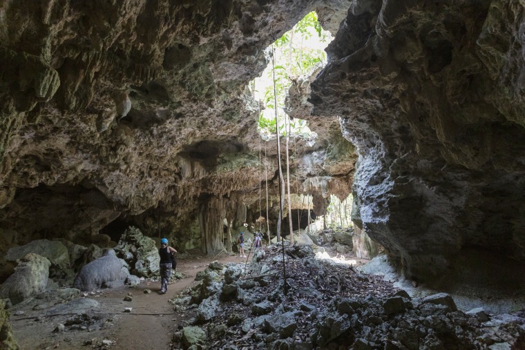 The Garra de Jaguar caves affected by the construction of a Mayan train