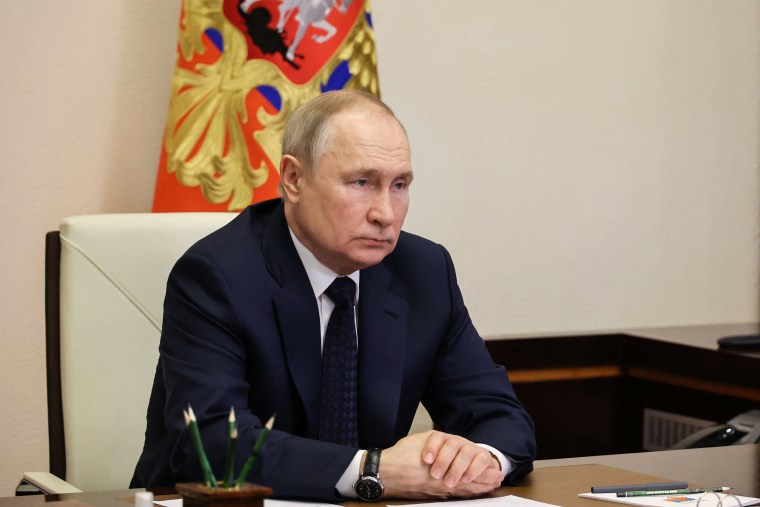 Russian President Vladimir Putin in Moscow on Jan. 4, 2023.