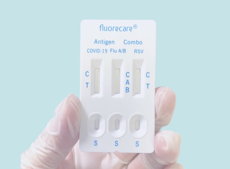 A rapid test for Covid-19, flu and RSV.