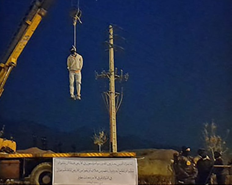 The public execution of Majidreza Rahnavard