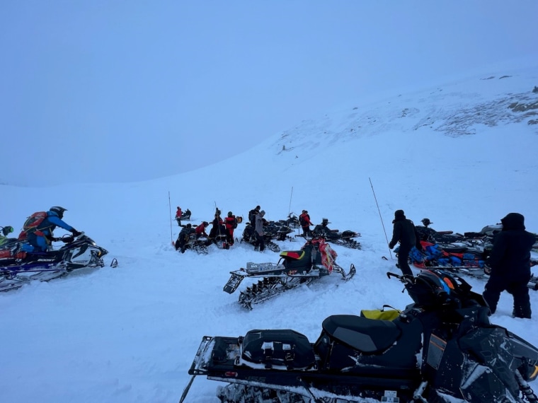 One snowmobiler died and another was missing Saturday, Jan. 7, 2023, after becoming buried in an avalanche in unincorporated Grand County, Colorado, officials said.