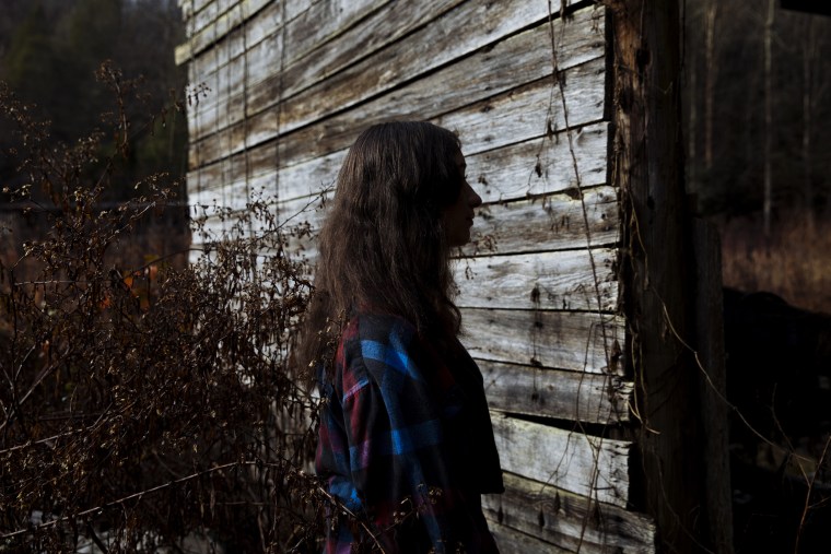 Riley, 15, at her home in Cherokee County, N.C., on Dec. 4, 2022. Riley was sexually assaulted and later harassed by her fellow students at Andrews Middle School in Andrews, N.C.