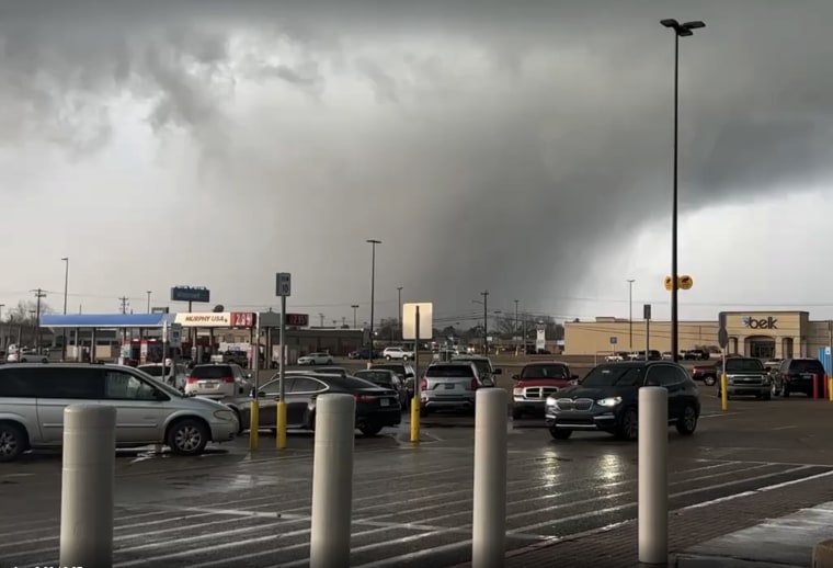 A tornado in Selma, Ala.