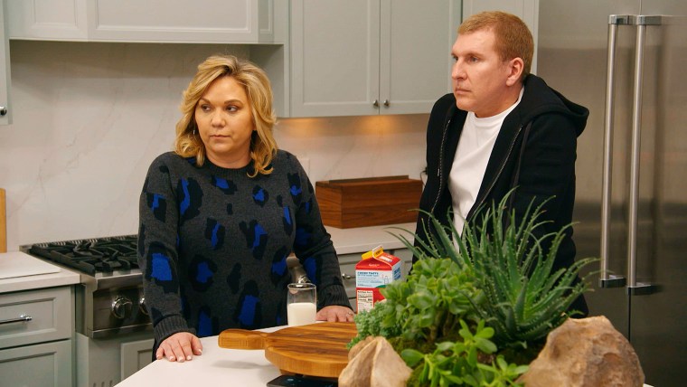 Julie Chrisley and Todd Chrisley in "Chrisley Knows Best."