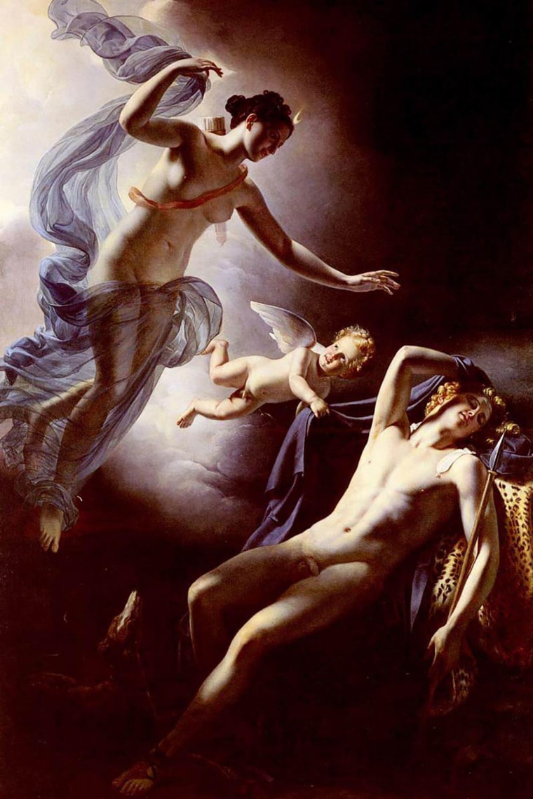 The “Diana and Endymion” painting by Jerome-Martin Langlois.