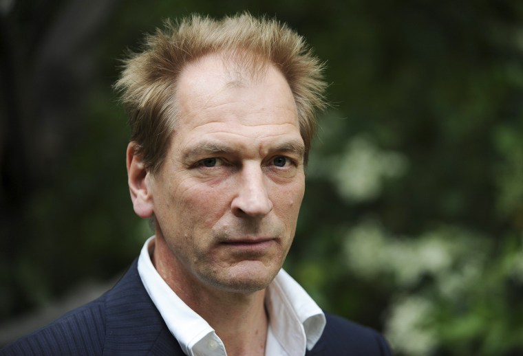 Actor Julian Sands attends the "Forbidden Fruit" readings from banned works of literature on Sunday, May 5, 2013, in Beverly Hills, Calif. Authorities said Sands, star of several Oscar-nominated films, including “A Room With a View,” has been missing for five days in the Southern California mountains. The San Bernardino County Sheriff's Department said Wednesday, Jan. 18, 2023, that crews are using helicopters and drones to search for Sands, who was reported missing Friday, Jan. 13, on a trail on Mt. Baldy.