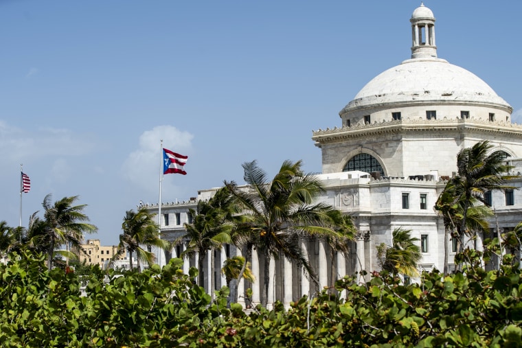 The Capitol building in San Juan, Puerto RIco, on June 18, 2021.