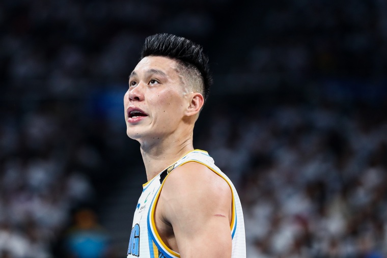 Jeremy Lin of the Beijing Shougang Ducks during a game against the Shenzhen New Century Leopards on Dec. 8, 2019, in Beijing.