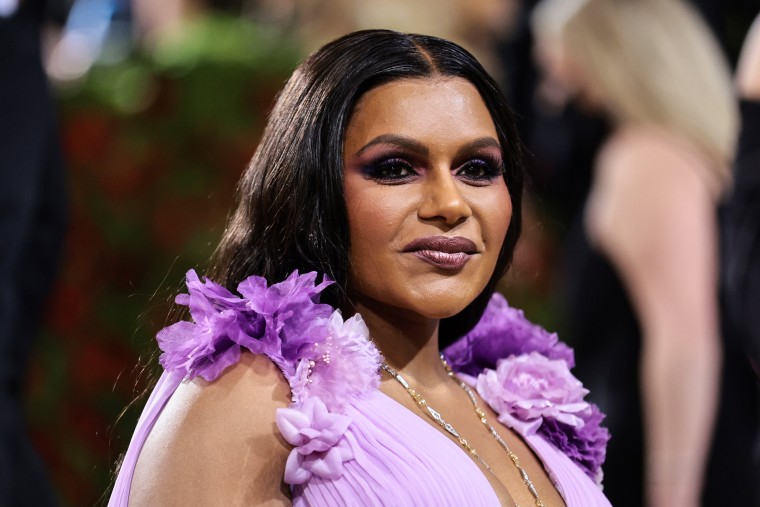 Mindy Kaling attends the Met Gala on May 2, 2022, in New York.