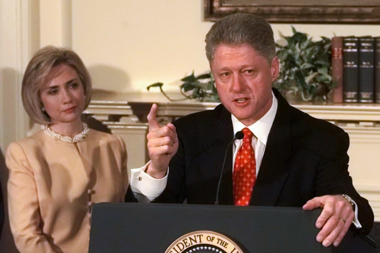 Pres. Clinton Denies Lewinsky Affair