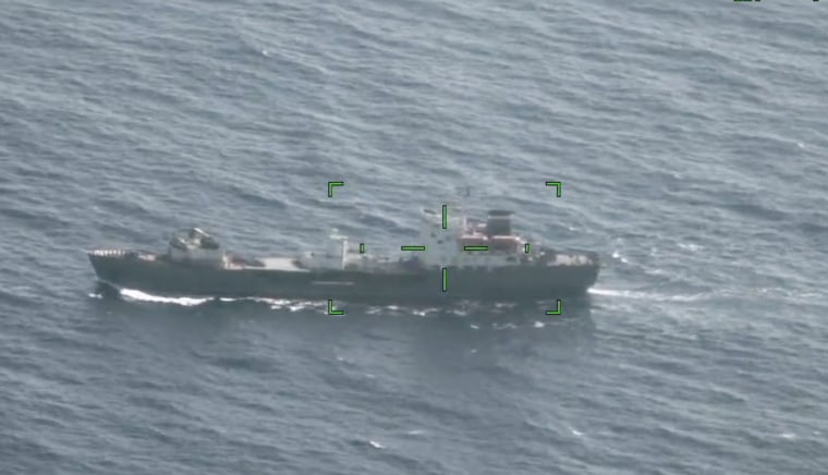 The US Coast Guard released images of what it says is a Russian intelligence vessel off the Hawaiian islands in recent weeks. 