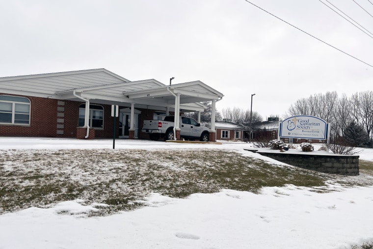 The Evangelical Lutheran Good Samaritan Society nursing home in Postville, Iowa, closed in November 2022. It was the only nursing home in the town of 2,500, and one of at least 15 care centers to close in Iowa last year. (Tony Leys/KHN)