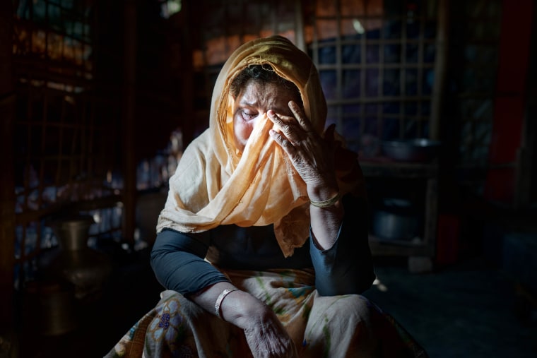 Susi Ara, a Rohingya refugee living at a camp in Bangladesh, lost her 22-year-old son, Saidul Amin, when he fled to Malaysia on a crowded boat.