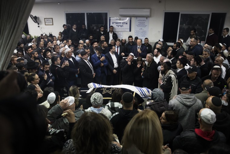 Image: Funerals Take Place Of The Victims Of A Mass Shooting At Jerusalem Synagogue