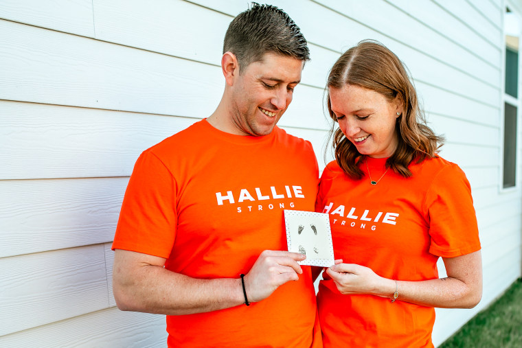 Bethany Hart started the Hallie Strong Foundation to help people going through cancer and to create a lasting legacy for her daughter who died. 