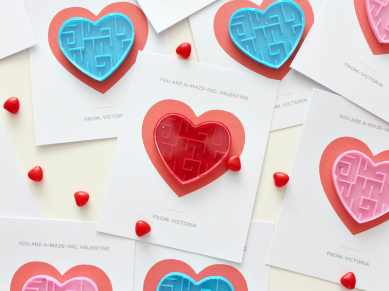 Valentine's Day Activities : Hearts Mobile – Fun Littles