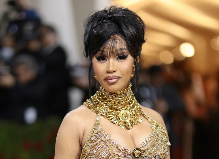 Cardi B at the Met Gala on May 2, 2022 in New York City.