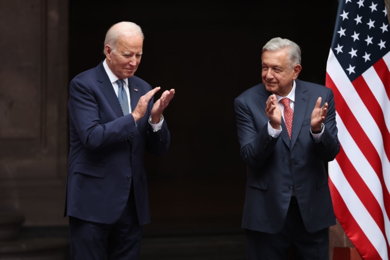 President Lopez Obrador Welcomes President Biden