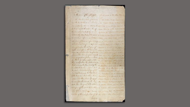 El documento original del Tratado de Guadalupe-Hidalgo