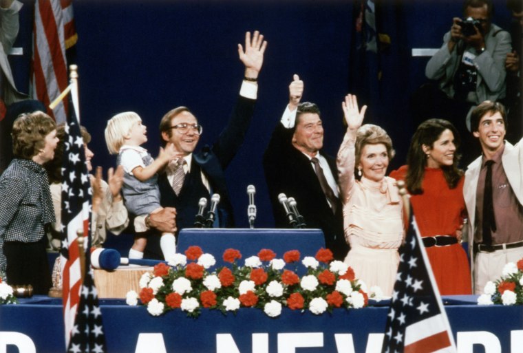 Reagans at 1980 Republican Convention