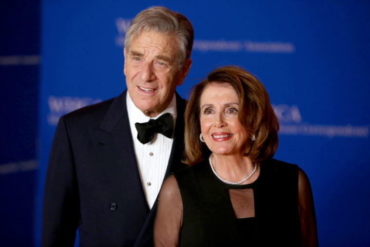 Paul y Nancy Pelosi en la Cena de Corresponsales de la Casa Blanca en 2018.