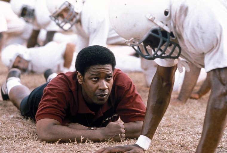 Remember the Titans with Denzel Washington, 2000. 