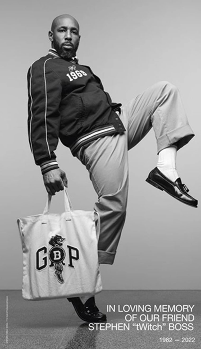 Stephen "tWitch" Boss in the Gap x The Brooklyn Circus' campaign ad