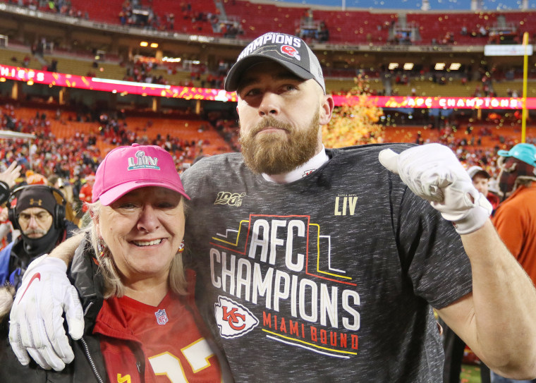 Donna Kelce's Super Bowl jersey lands in Pro Football Hall of Fame